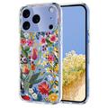 Coque iPhone 17 Pro en TPU à motif floral - Lys