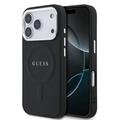 Coque Hybride iPhone 17 Pro Guess Saffiano - Compatible MagSafe