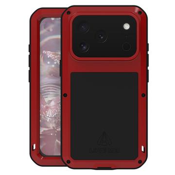 Coque hybride iPhone 17 Pro Love Mei Powerful - Rouge