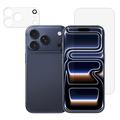 Ensemble 2-en-1 iPhone 17 Pro Max Protecteur d'Écran en Verre Trempé et Objectif d'Appareil Photo