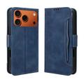 Étui portefeuille iPhone 17 Pro Max Porte-Cartes - Bleu