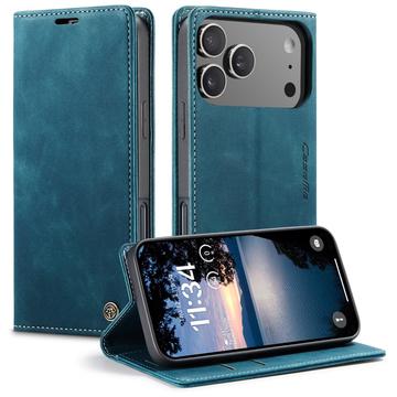 Étui Portefeuille iPhone 17 Pro Max Caseme Série 013 - Bleu