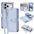 Étui portefeuille en cuir iPhone 17 Pro Max avec couverture magnétique Dux Ducis Lawa