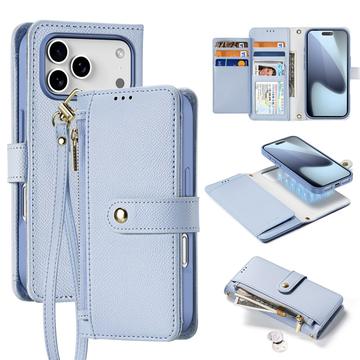 Étui portefeuille en cuir iPhone 17 Pro Max avec couverture magnétique Dux Ducis Lawa