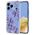 Coque iPhone 17 Pro Max en TPU à motif floral - Glycine