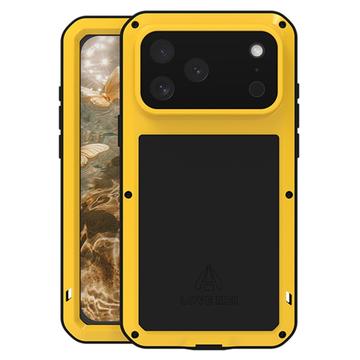 Coque hybride iPhone 17 Pro Max Love Mei Powerful - Jaune