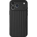 Coque iPhone 17 Pro Max Nudient Bold - Compatible MagSafe - Noir Charbon