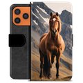 Étui Portefeuille Premium iPhone 17 Pro Max - Cheval
