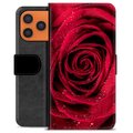 Étui Portefeuille Premium iPhone 17 Pro Max - Rose