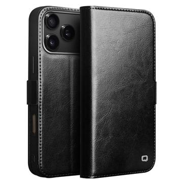 Etui Portefeuille iPhone 17 Pro Max en Cuir Qialino Classic