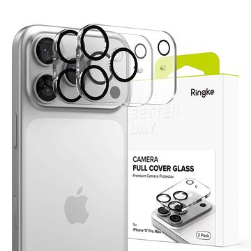 Protection complète de l\'objectif de l\'appareil photo iPhone 17 Pro Max Ringke - 2 Pcs. - Noir / Clair