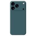 Coque iPhone 17 Pro Max en silicone antichoc - Vert noirâtre