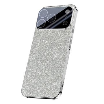 Coque hybride iPhone 17 Pro Max Paillettes scintillantes - Argente