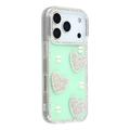 Coque hybride iPhone 17 Pro Max Amour étincelant et perle