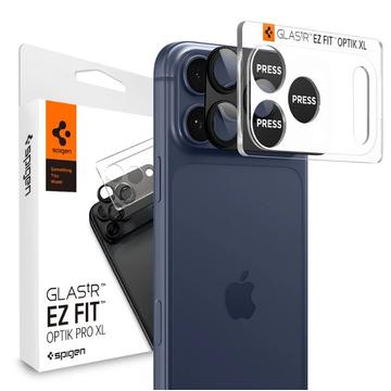 Protection d\'objectif pour appareil photo iPhone 17 Pro Max Spigen Glas.tR Ez Fit Optik Pro XL