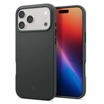 Coque iPhone 17 Pro Max Spigen Silicone Fit MagFit - Vert Abysse