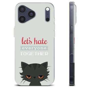Coque iPhone 17 Pro Max en TPU - Chat en Colère