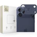 Protection de caméra en aluminium iPhone 17 Pro Max Tech-Protect Camalloy Fit+ - Bleu profond