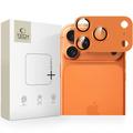 Protection de l'objectif de l'appareil photo de l'iPhone 17 Pro Max Tech-Protect Camfull Fit+ - Orange cosmique