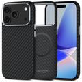 Coque plastique iPhone 17 Pro Max Tech-Protect Ion Carbon - Compatible MagSafe - Noire / Argente