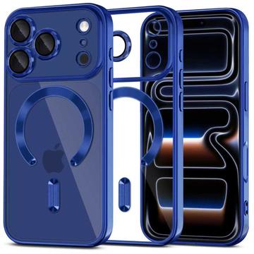 Coque iPhone 17 Pro Max Tech-Protect MagFlex - Compatible MagSafe - Claire / Bleu profond