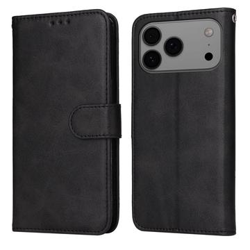 Étui portefeuille iPhone 17 Pro Max avec support - Noir