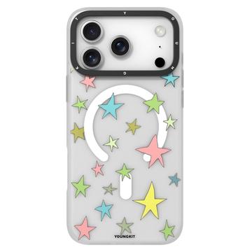 Coque MagSafe iPhone 17 Pro Max en TPU Youngkit Sweetheart Story Series - Étoiles
