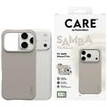 Coque iPhone 17 Pro PanzerGlass Care Fashionable Samba - Compatible MagSafe - Vanille