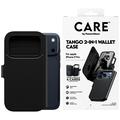 Étui portefeuille 2 en 1 iPhone 17 Pro PanzerGlass Care Tango - Compatible MagSafe - Noir