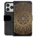 Étui Portefeuille Premium iPhone 17 Pro - Mandala