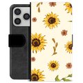 Étui Portefeuille Premium iPhone 17 Pro - Tournesol