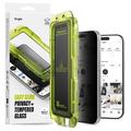 Protecteur d’Écran iPhone 17 Pro en Verre Trempé Ringke Easy Slide Privacy - 2 Pcs.