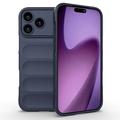 Coque iPhone 17 Pro en TPU - Rugged - Bleu Foncé