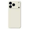 Coque iPhone 17 Pro en silicone antichoc - Beige