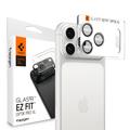 Protection d'objectif pour appareil photo iPhone 17 Pro Spigen Glas.tR Ez Fit Optik Pro XL - Argenté