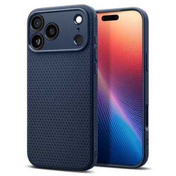 Coque en TPU iPhone 17 Pro Spigen Liquid Air - Bleu marine