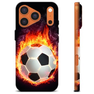 Coque iPhone 17 Pro en TPU - Ballon Enflammé
