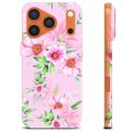 Coque iPhone 17 Pro en TPU - Fleurs à L'aquarelle