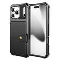 Coque iPhone 17 Pro en TPU avec Porte-Cartes - Noire