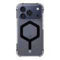 Coque iPhone 17 Pro Tactical MagForce Hexagon - Compatible MagSafe - Noire / Transparente