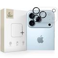 Protecteur de caméra en verre trempé iPhone 17 Pro Tech-Protect Cam Fit+ - Clair