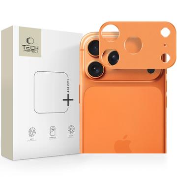 Protection d\'appareil photo en aluminium iPhone 17 Pro Tech-Protect Camalloy Fit+ - Orange cosmique