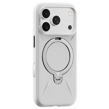 Coque MagSafe iPhone 17 Pro Torras Ostand Q Pro - Ivoire