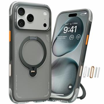 Coque MagSafe iPhone 17 Pro Torras Ostand Q3 Air - Noire