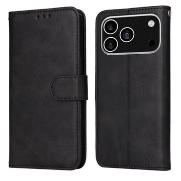 Étui portefeuille iPhone 17 Pro avec support - Noir