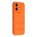 Coque iPhone 17 en TPU Antichoc Puffer Jacket - Orange