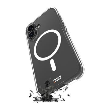 Coque Hybrid iPhone 17 Puro Impact Clear D3O - Compatible MagSafe - Transparent