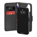 Étui portefeuille iPhone 17 Puro avec 2 fentes pour cartes - Noir