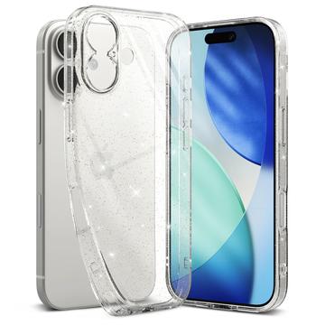 Coque iPhone 17 en TPU Ringke Air Glitter - Transparente