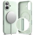 Coque MagSafe iPhone 17 en Silicone Liquide Ringke - Menthe douce